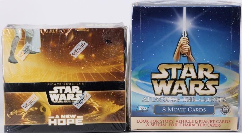 FACTORY SEALED STAR WARS TRADING CARD GAME BOXES (1 of 7)