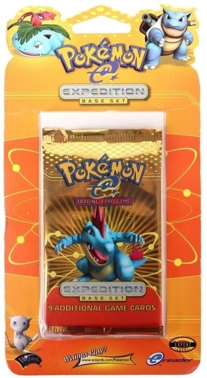2002 POKEMON EXPEDITION BLISTER FACTORY SEALED (1 of 4)