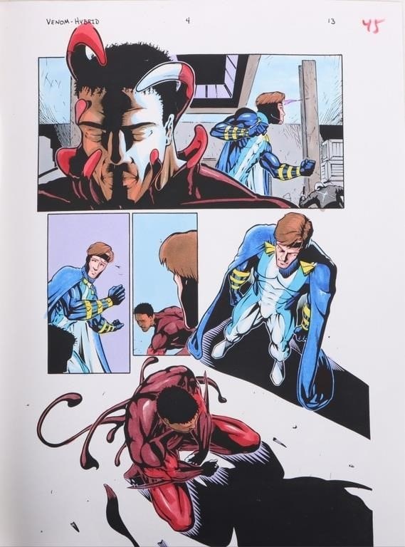 COLOR GUIDE VENOM ACS HYBRID BACKUP #4 PG13 SIGNED (1 of 3)