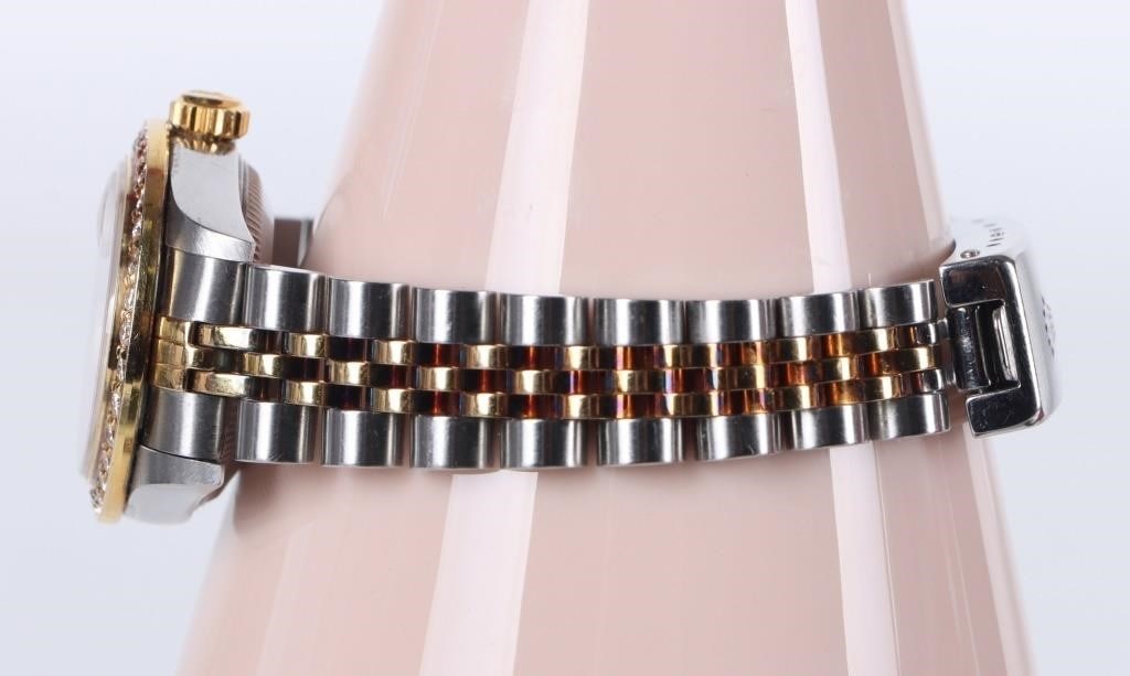 ROLEX OYSTER PERPETUAL DATEJUST LADIES WRISTWATCH - 3