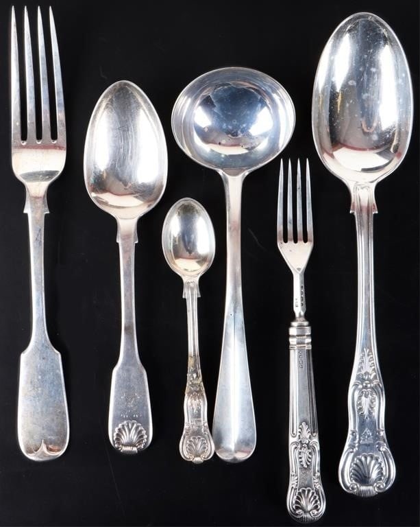 FRANCIS HIGGINS STERLING SILVER UTENSILS LOT OF 6 (1 of 6)