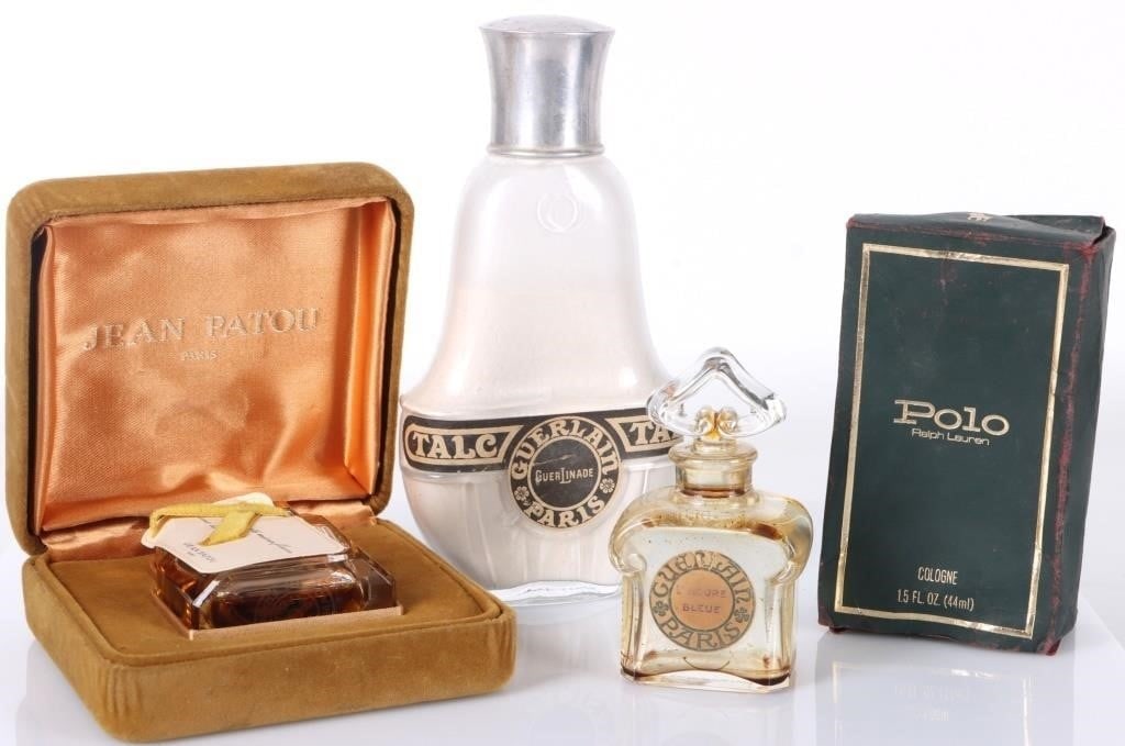 ANTIQUE/VG GUERLAIN, POLO, JEAN PATOU PERFUMES (4) (1 of 3)