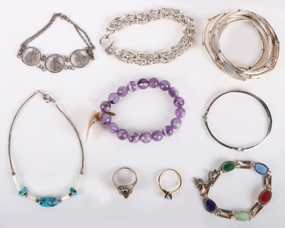 VINTAGE FASHION BRACELET & RINGS COLLECTION (9) (1 of 4)