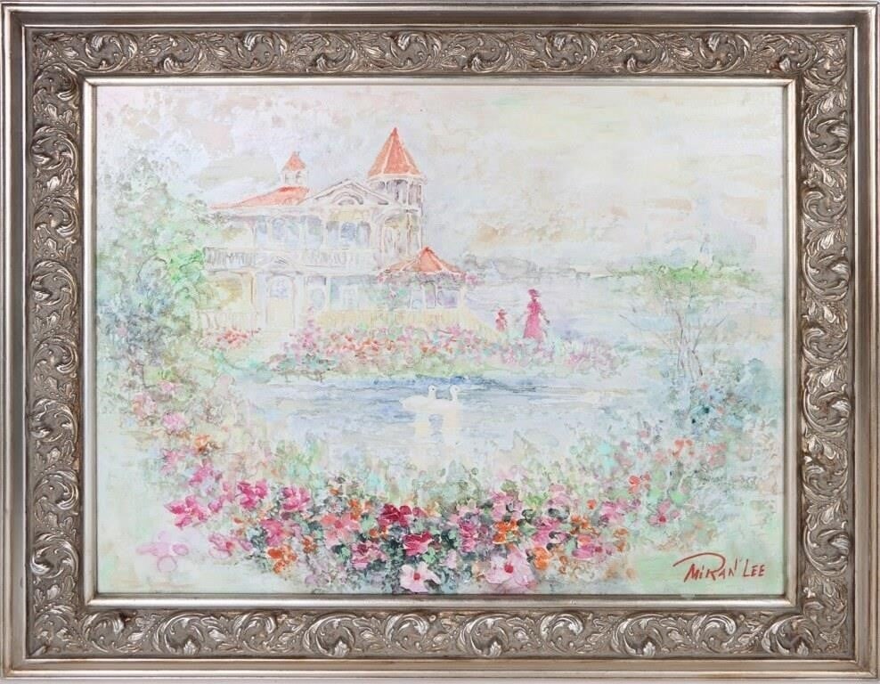 AFTER MIRAN LEE 'MONDAY MORNING' OIL FRAMED (1 of 4)