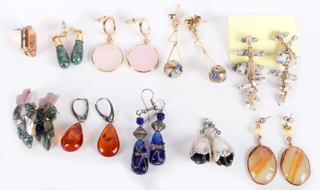 VINTAGE FASHION DANGLE EARRINGS COLLECTION (10) (1 of 5)