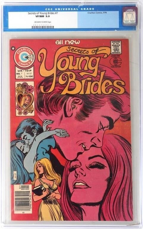 SECRETS OF YOUNG BRIDES #7 - 1976 CGC 9.0 (1 of 4)