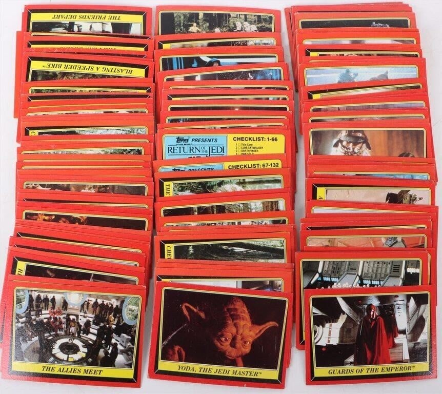 STAR WARS RETURN OF THE JEDI 1983 TOPPS CARDS (1 of 5)
