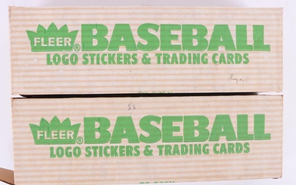 1988 FLEER BASEBALL LOGO STICKERS TRADING CARD LOT: 1988 Fleer baseball logo stickers trading cards. Lot contains 2 complete sets of mint condition cards. Condition: Very Fine Sports cards Modern Age (1985-Present) Weight: Fleer Baseball