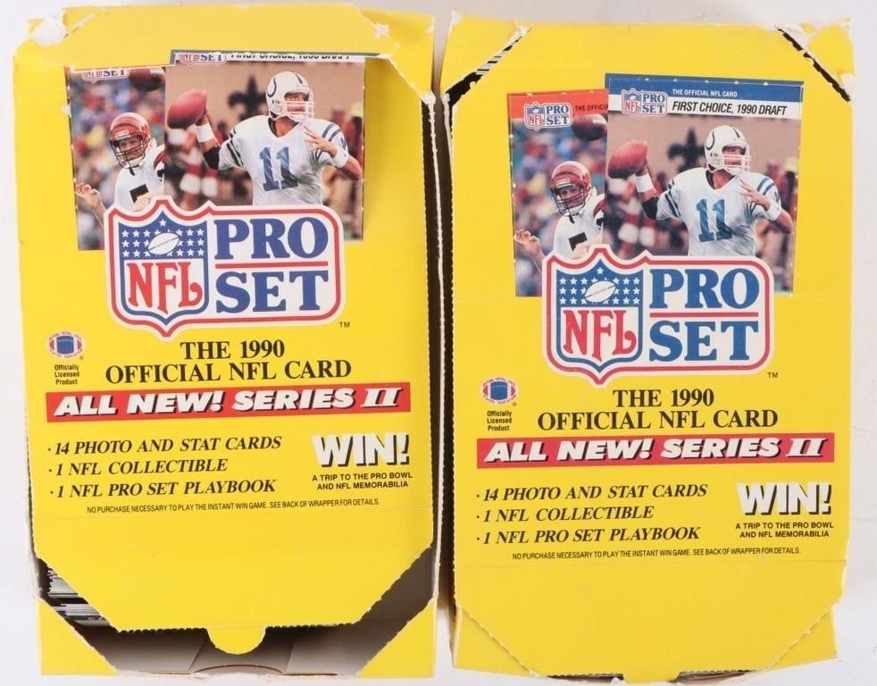 1990 NFL PRO SET SERIES II FOOTBALL TRADING CARDS: 1990 NFL pro set series II football trading cards Condition: See images for complete condition. Sports cards Weight: NFL Football