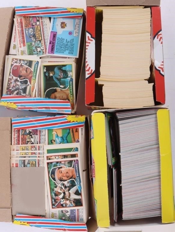 1988, 1990, 1991 BASEBALL TRADING CARDS LOT OF 4 (1 of 9)