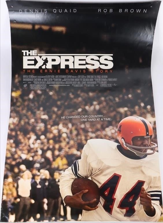 THE EXPRESS ERNIE DAVIS ORIGINAL MOVIE POSTER (1 of 6)