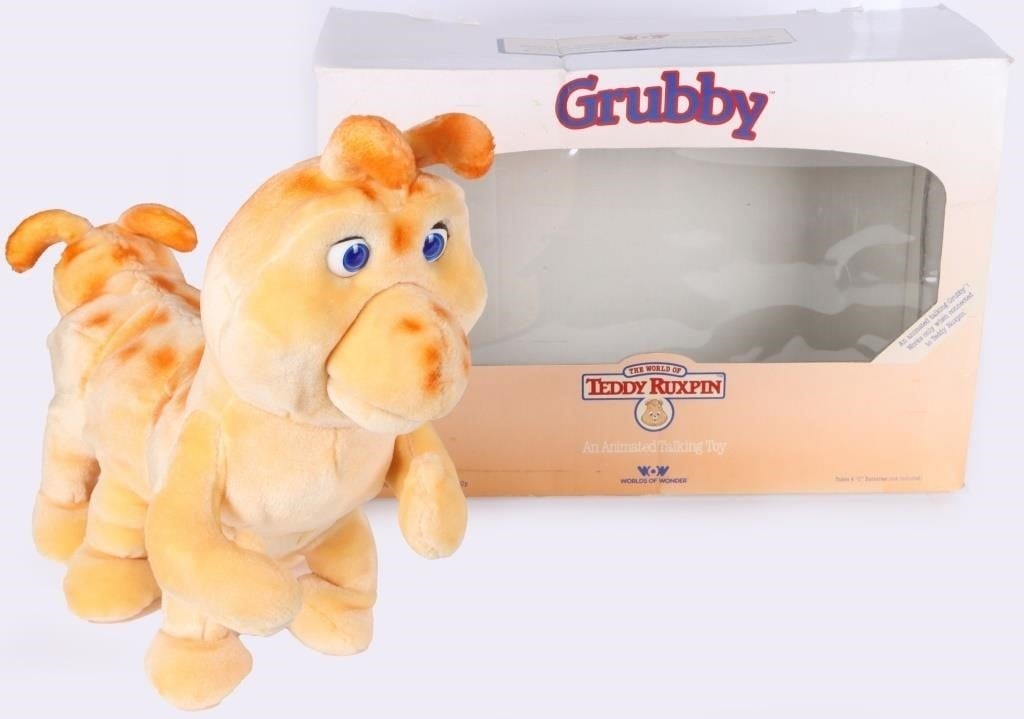 VINTAGE TEDDY RUXBIN PAL GRUBBY IN ORIGINAL BOX (1 of 11)