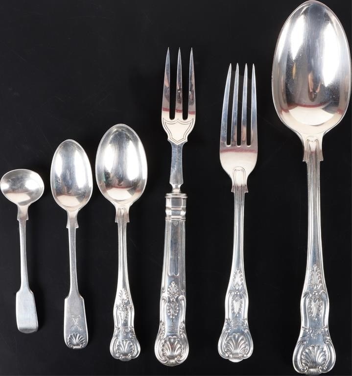 FRANCIS HIGGINS STERLING SILVER UTENSILS LOT OF 6 (1 of 8)