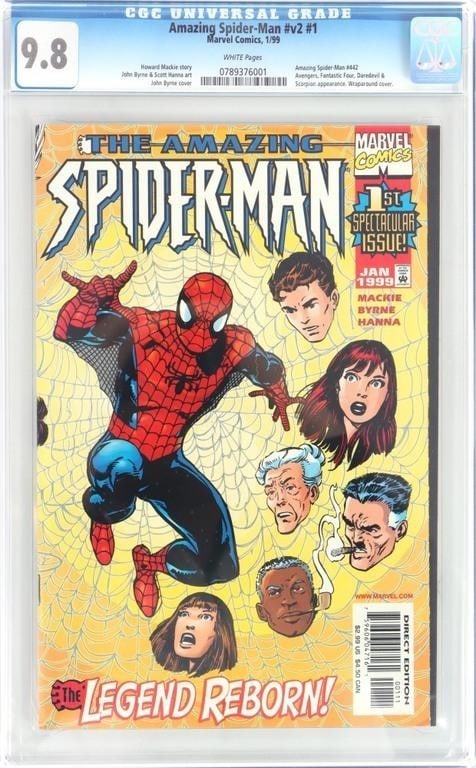 AMAZING SPIDER-MAN VOL. 2 #1 (1999) CGC 9.8 COMIC (1 of 4)