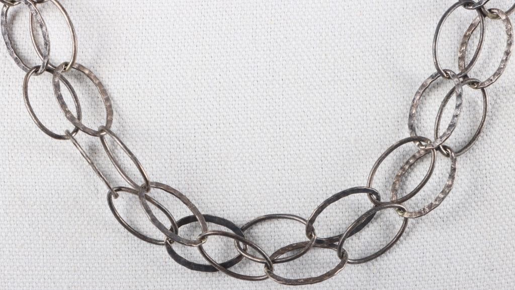 STERLING SILVER CHAIN NECKLACE 44.39 GRAMS 48' (1 of 3)