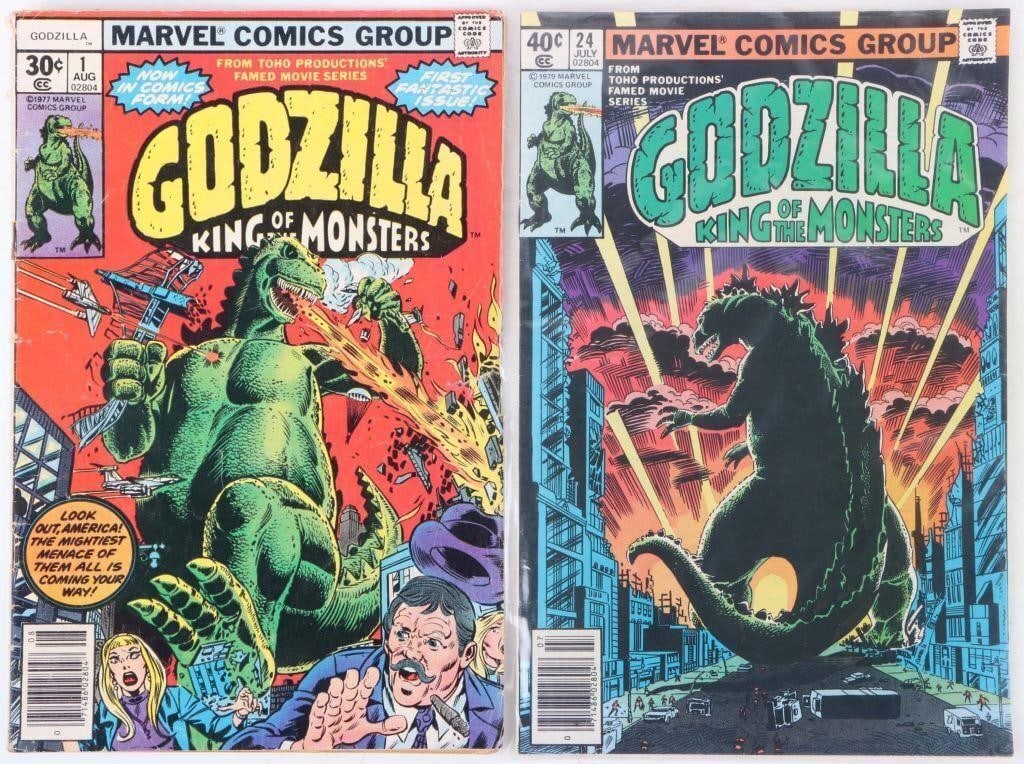 GODZILLA: KING OF MONSTERS #1 & 24 1977 (1 of 5)