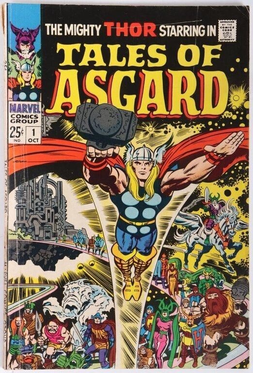 TALES OF ASGARD #1 MARVEL 1968: Tales of Asgard #1. Published by Marvel in 1968. To feature reprinted stories collecting essential moments in Asgardian history, originally printed in Journey Into Mystery (1963-64). Condition: Fine,