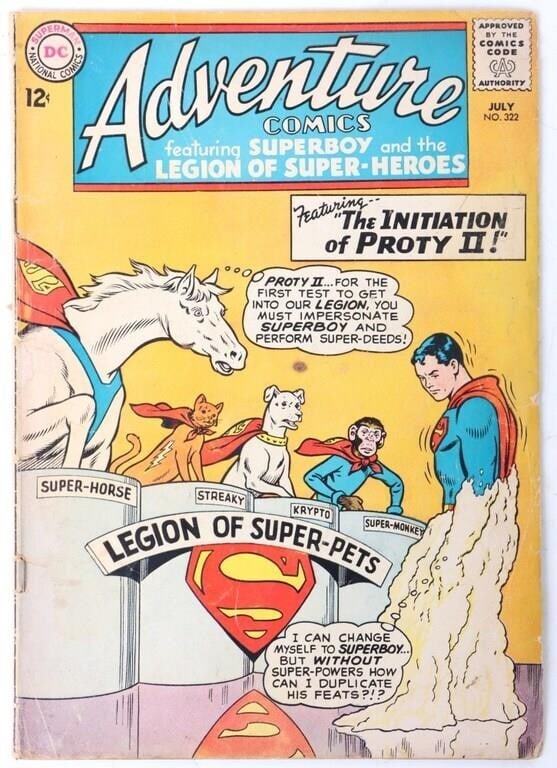 ADVENTURE COMICS #322 SUPERBOY SLEEVED (1 of 5)