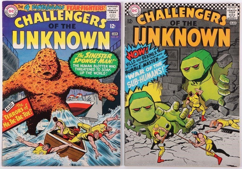CHALLENGERS OF THE UNKNOWN #47 & 54 (1 of 5)