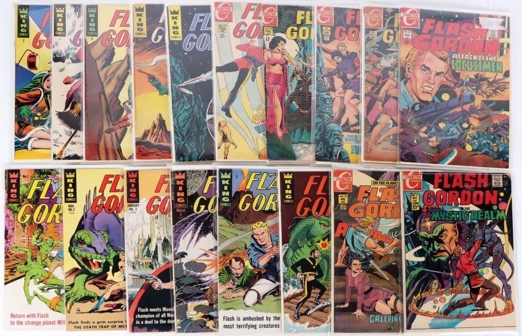 FLASH GORDON #1-18 KING/CHARLTON COMICS HIGH GRADE (1 of 8)