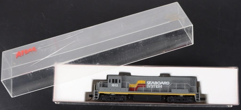 ATLAS N SCALE SEABOARD SYSTEM LOCOMOTIVE IN BOX (1 of 6)