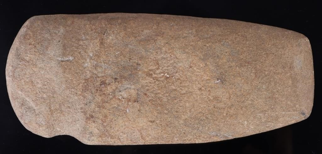 PALEOLITHIC NATIVE AMERICAN STONE AXE HEAD - 2