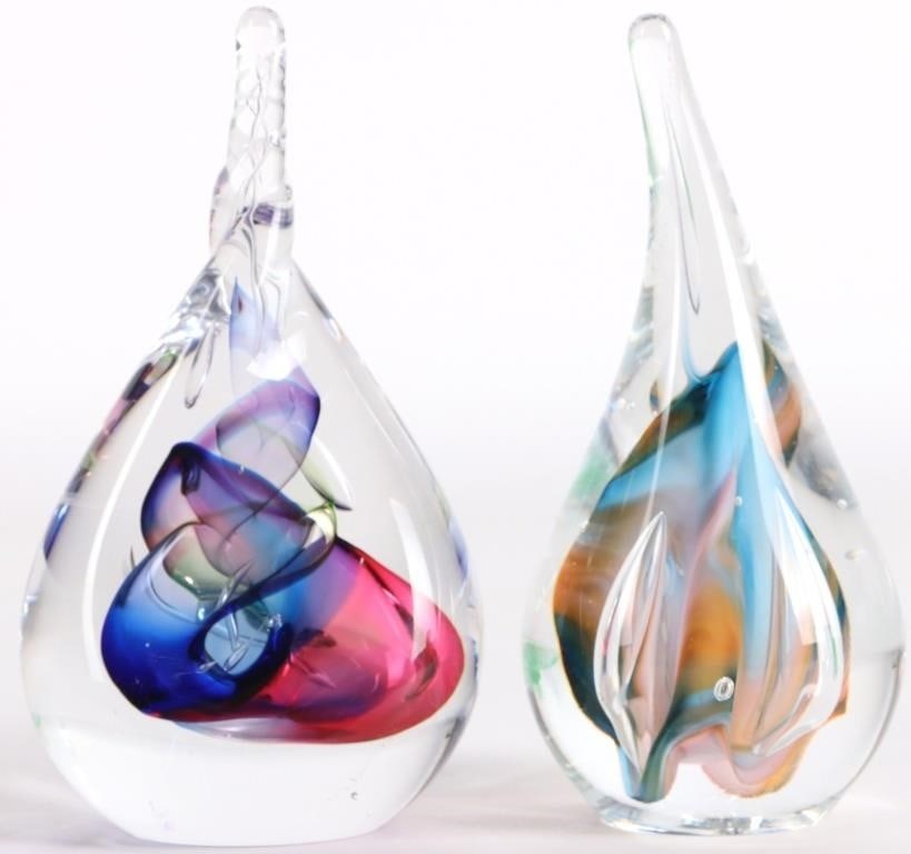 SIGNED PAPERWEIGHTS CAITHNESS JABLONSKI PEACOCK-8 - 5