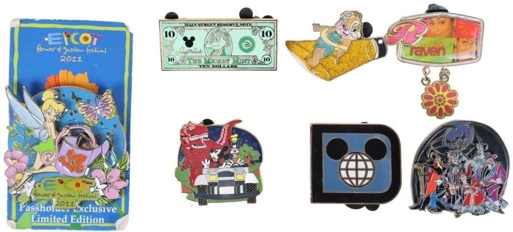 DISNEY PINS UNCOMMON THATS SO RAVEN DINOSAUR ETC 7 (1 of 7)