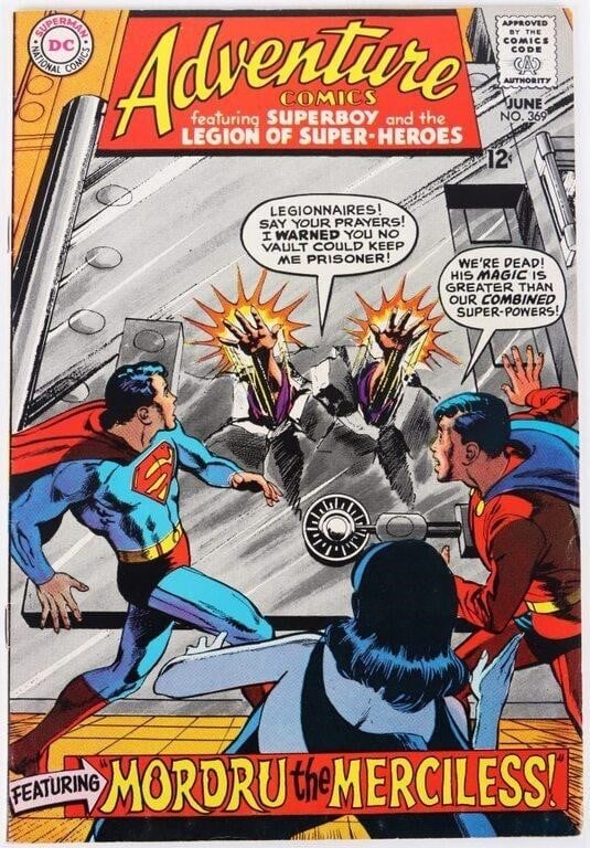 ADVENTURE COMICS #369 DC COMICS KEY ISSUE 1968 (1 of 5)