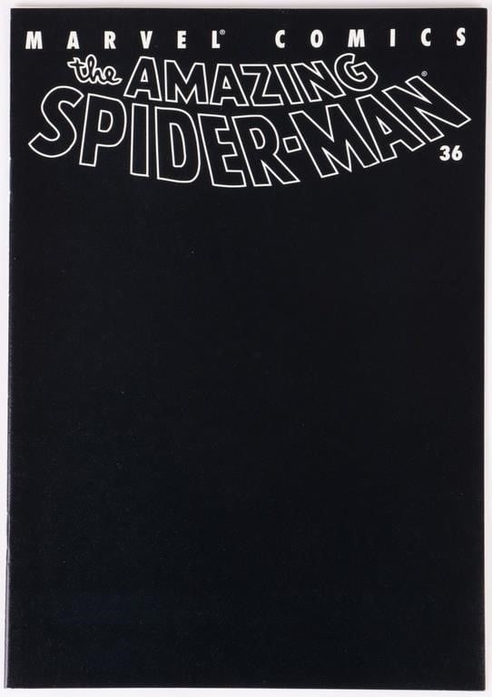 AMAZING SPIDER-MAN #36 (2001) NM 9/11 BLACK COVER: Amazing Spider-man #36 (2001) NM-NM+ 9/11 black cover tribute comics. September 11th, 2001 tribute issue depicting various Marvel teams and characters working alongside emergency services as New York 