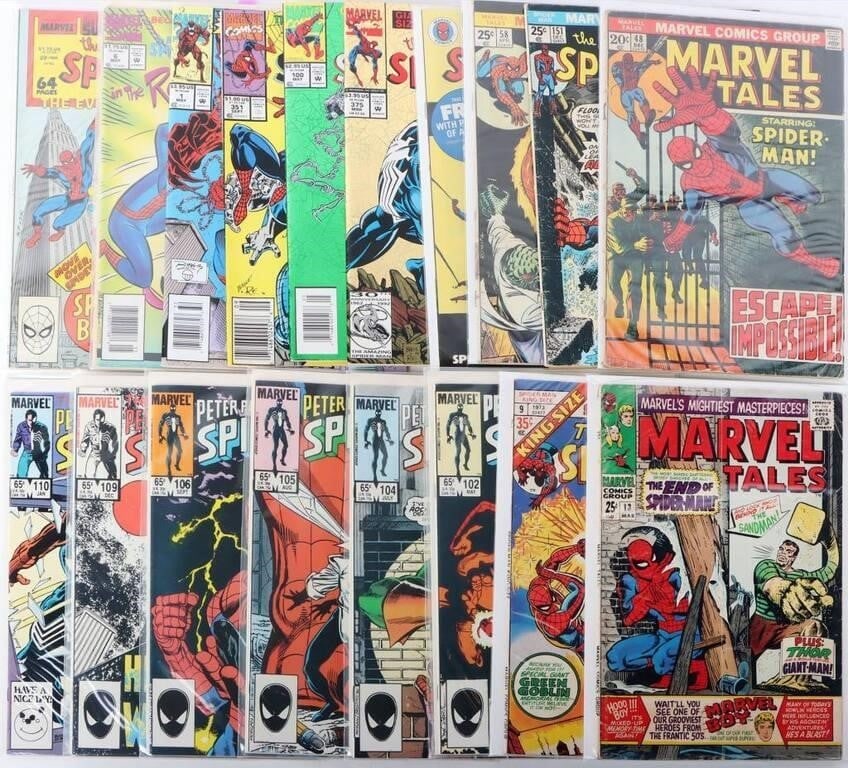 ASSORTED MARVEL SPIDER-MAN COMIC BOOKS - (20) (1 of 5)