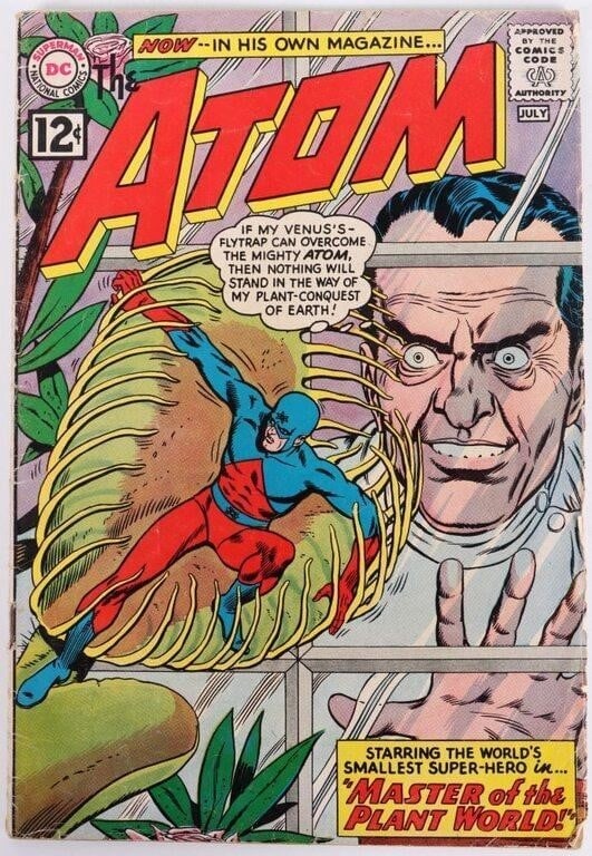 THE ATOM VOL1 #1 SILVER AGE DC 1ST PLANT MASTER (1 of 5)