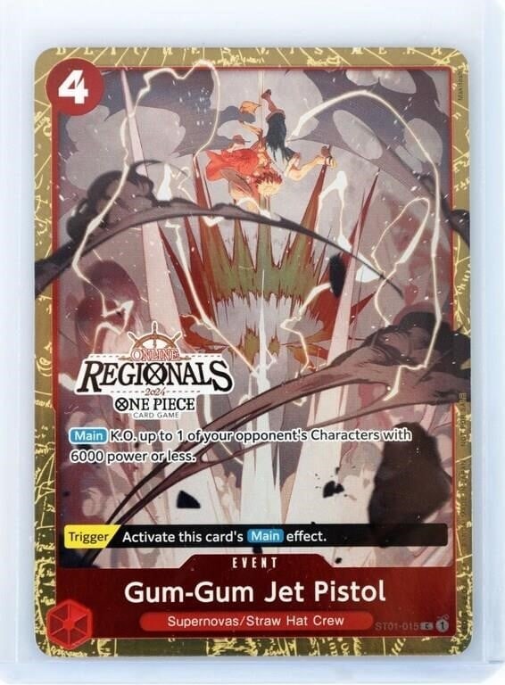 ONE PIECE CARDS GUM-GUM JET PISTOL ST01-015 (1 of 2)
