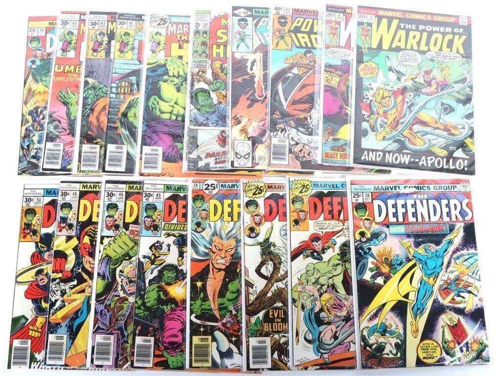 EARLY BRONZE AGE COLLECTIBLE MARVEL COMICS - (18) (1 of 5)