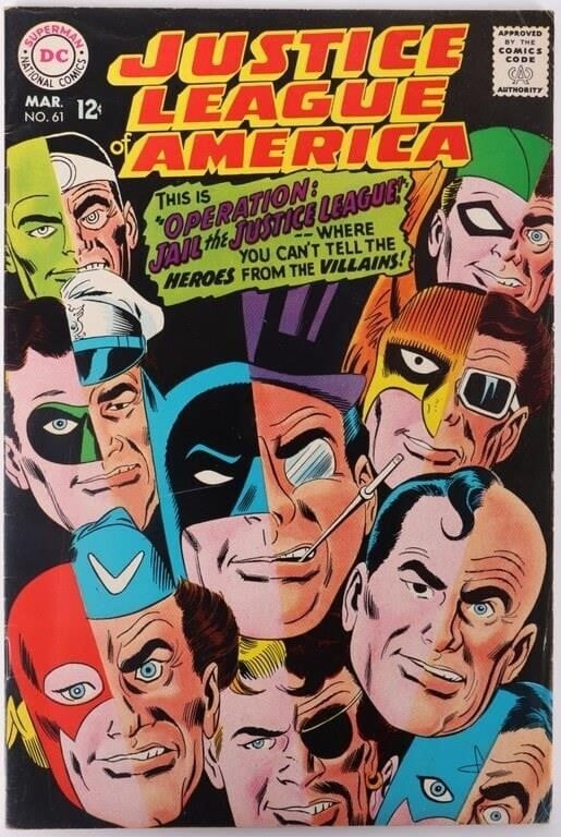JUSTICE LEAGUE OF AMERICA #61 DC COMICS 1968: HIGH GRADE DC Comics Justice League of America issue #61 Condition: High Grade. See images for complete condition. Comic books DC Silver Age (1956-1970) Raw Book(s)