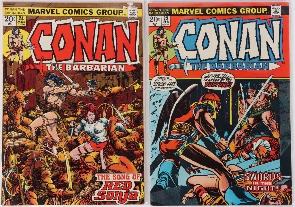 MARVEL CONAN THE BARBARIAN #23 & 24 1ST RED SONJA (1 of 7)