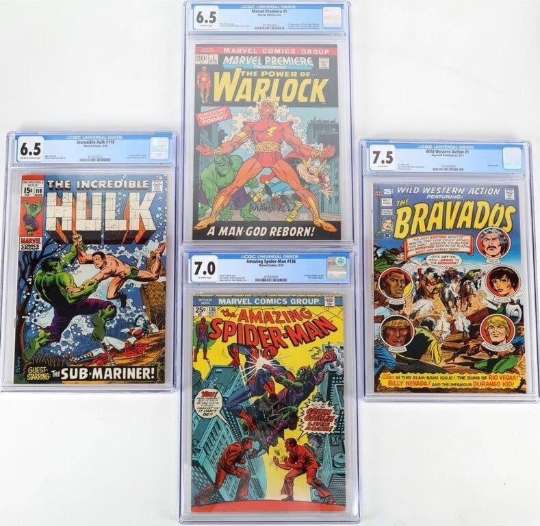 MARVEL BRONZE AGE COMICS CGC HULK SPIDERMAN (4) (1 of 9)