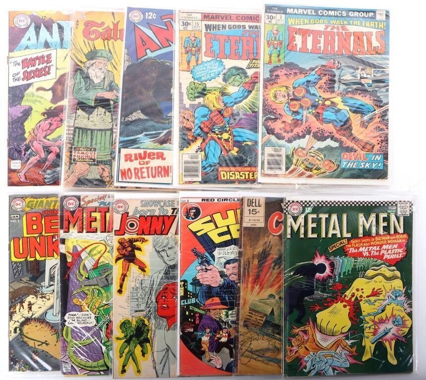 ASSORTED SILVER/ BRONZE AGE COMIC BOOKS - (12) (1 of 5)