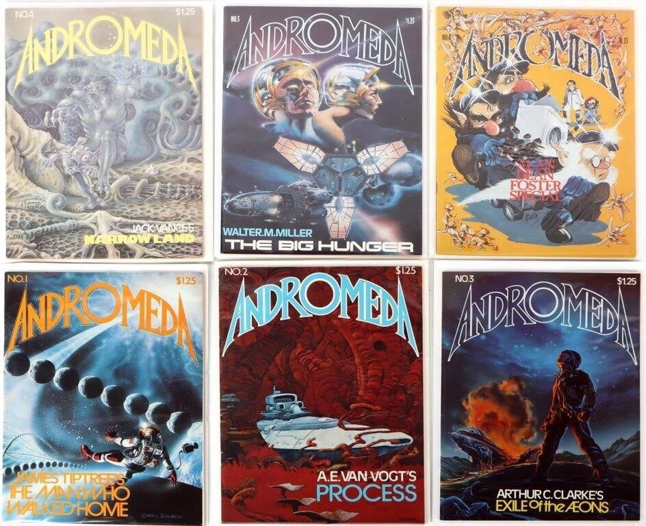 ANDROMEDA SCI-FI STORIES & COMICS FULL SERIES #1-6 (1 of 4)