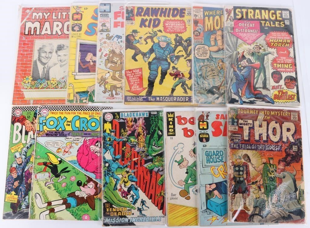 GOLD/SILVER AGE COMICS THOR DR STRANGE MARGIE (12) (1 of 5)