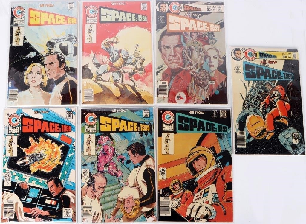 NM SET SPACE: 1999 #1-7 CHARLTON BRONZE AGE COMICS (1 of 4)