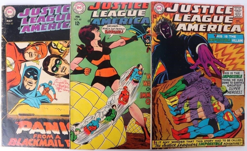 JUSTICE LEAGUE OF AMERICA #59, 60, & 62 (1 of 10)