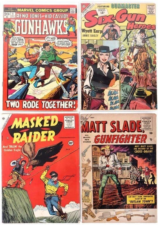 SILVER & BRONZE AGE WESTERN COMICS LOT OF 4 (1 of 5)