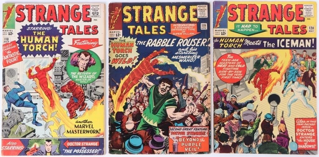 STRANGE TALES #118-120 1ST ORB OF AGAMOTTO MARVEL (1 of 10)