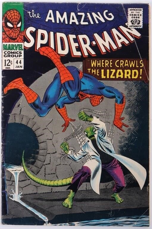 THE AMAZING SPIDER-MAN #44 SILVER AGE 2ND APP LZRD (1 of 3)
