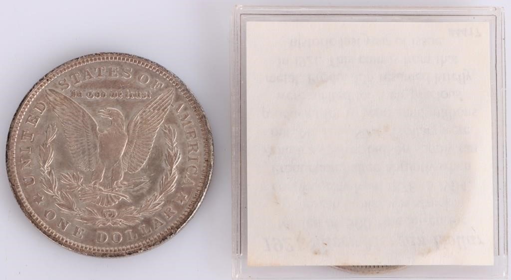 90% SILVER ASSORTED MORGAN DOLLARS - (6) - 3
