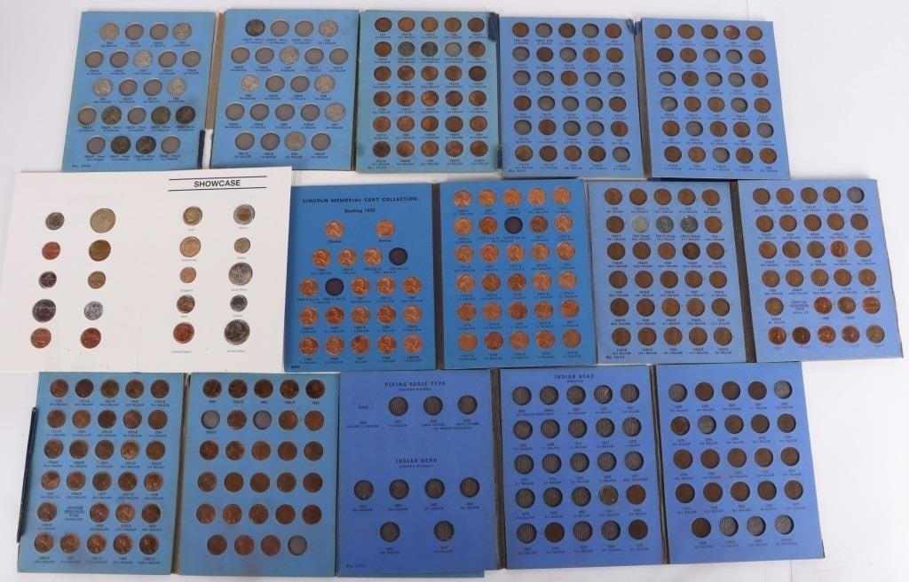 ASSORTED COIN COLLECTOR BOOKLETS PARTIALLY FULL(7) (1 of 6)