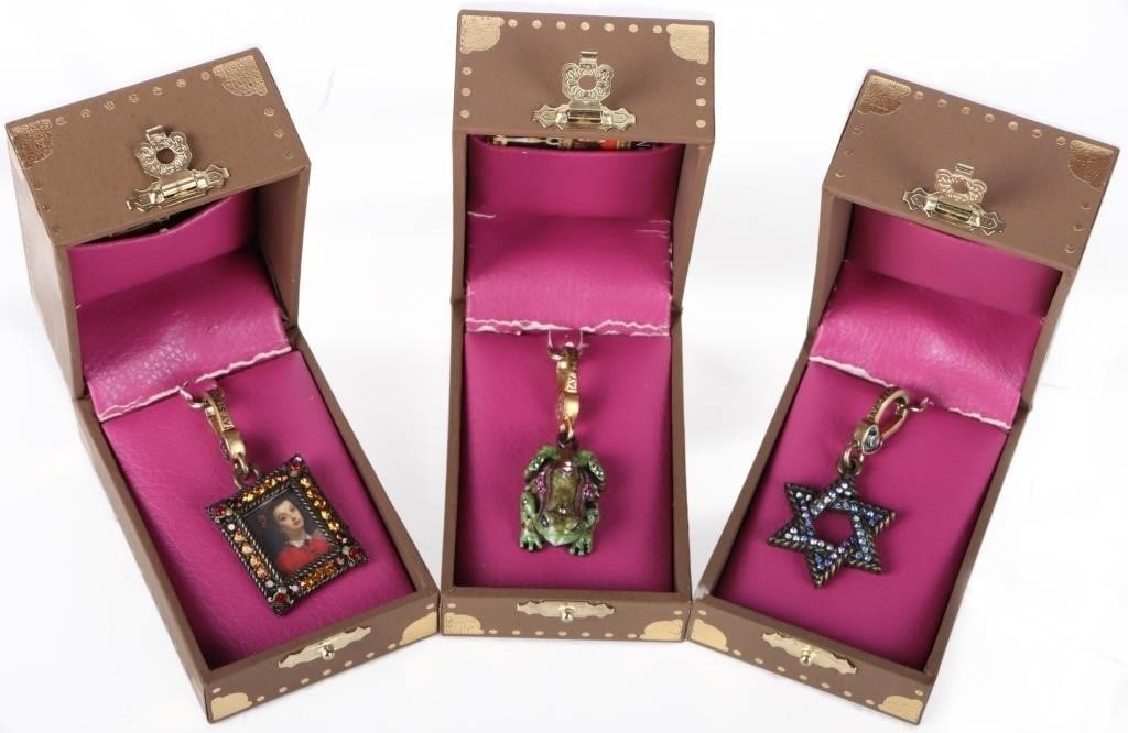 SIGNED JAY STRONGWATER CHARMS W/ BOXES (1 of 9)