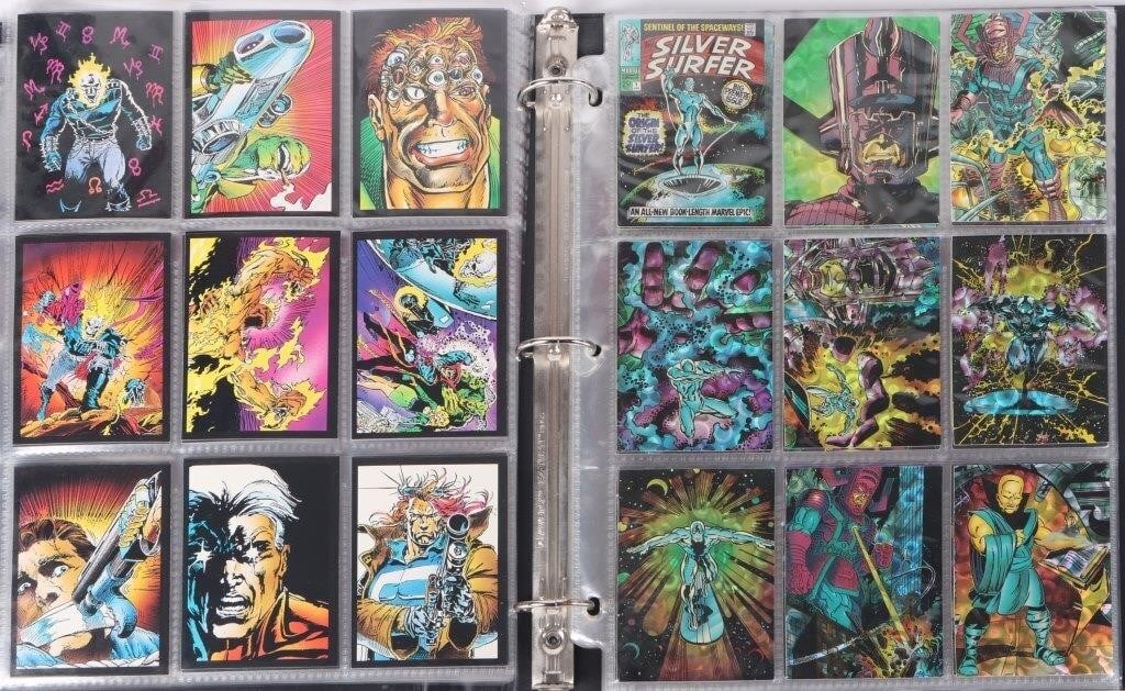 GHOST RIDER II & SILVER SURFER 1992 CARDS FULL NM (1 of 8)