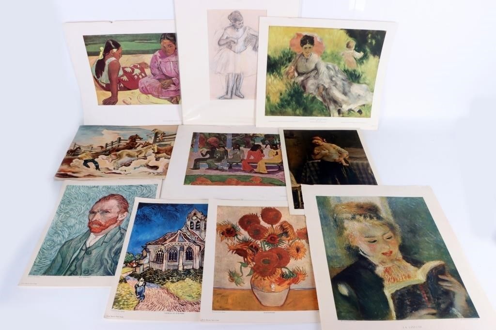 QUALITY MEDIUM-SIZED ART PIECES VAN GOGH DEGAS- 10 (1 of 5)